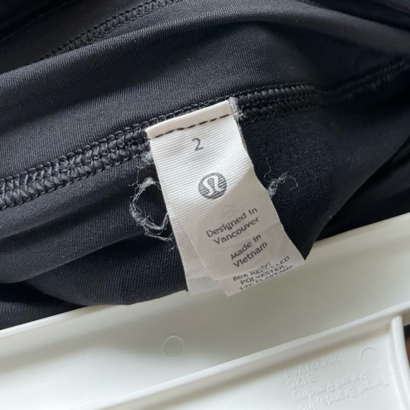 🍋Lululemon Pace Rival Mid-Rise Tennis Skirt in Black - Picture 2 of 12